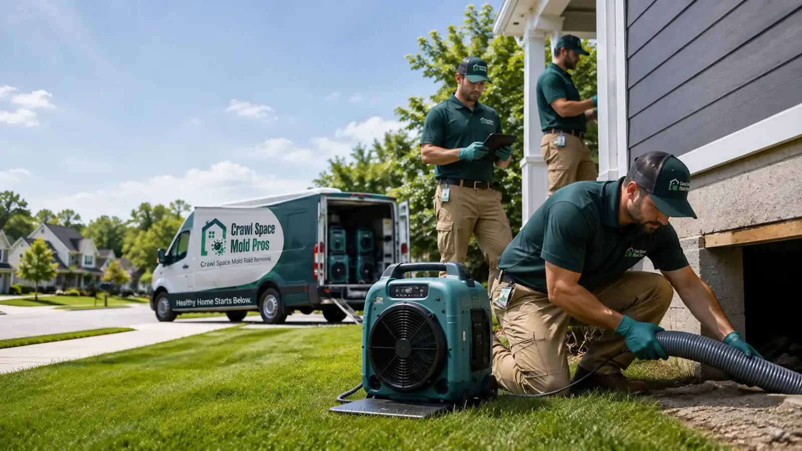 Crawl Space Mold Removal in Meservey, IA